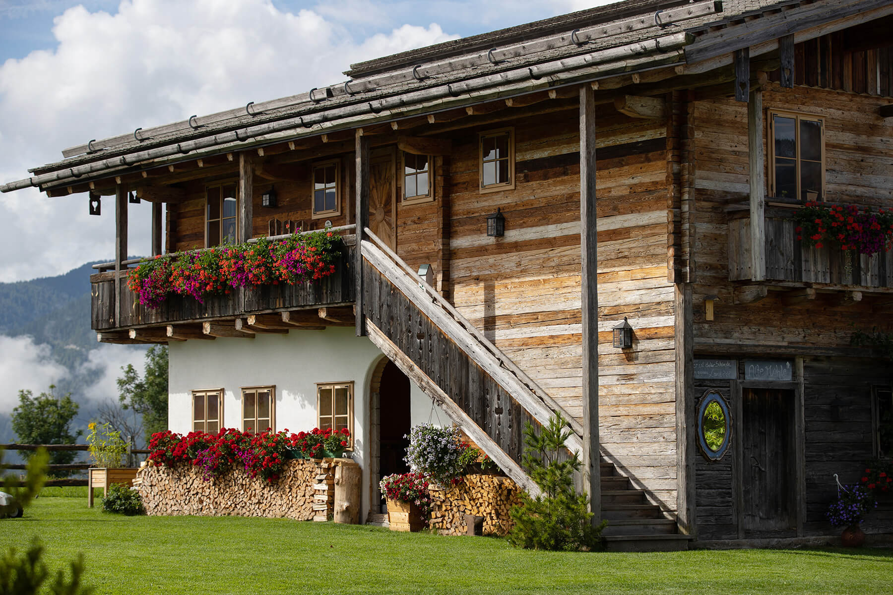 accommodations post apartment in the mountains